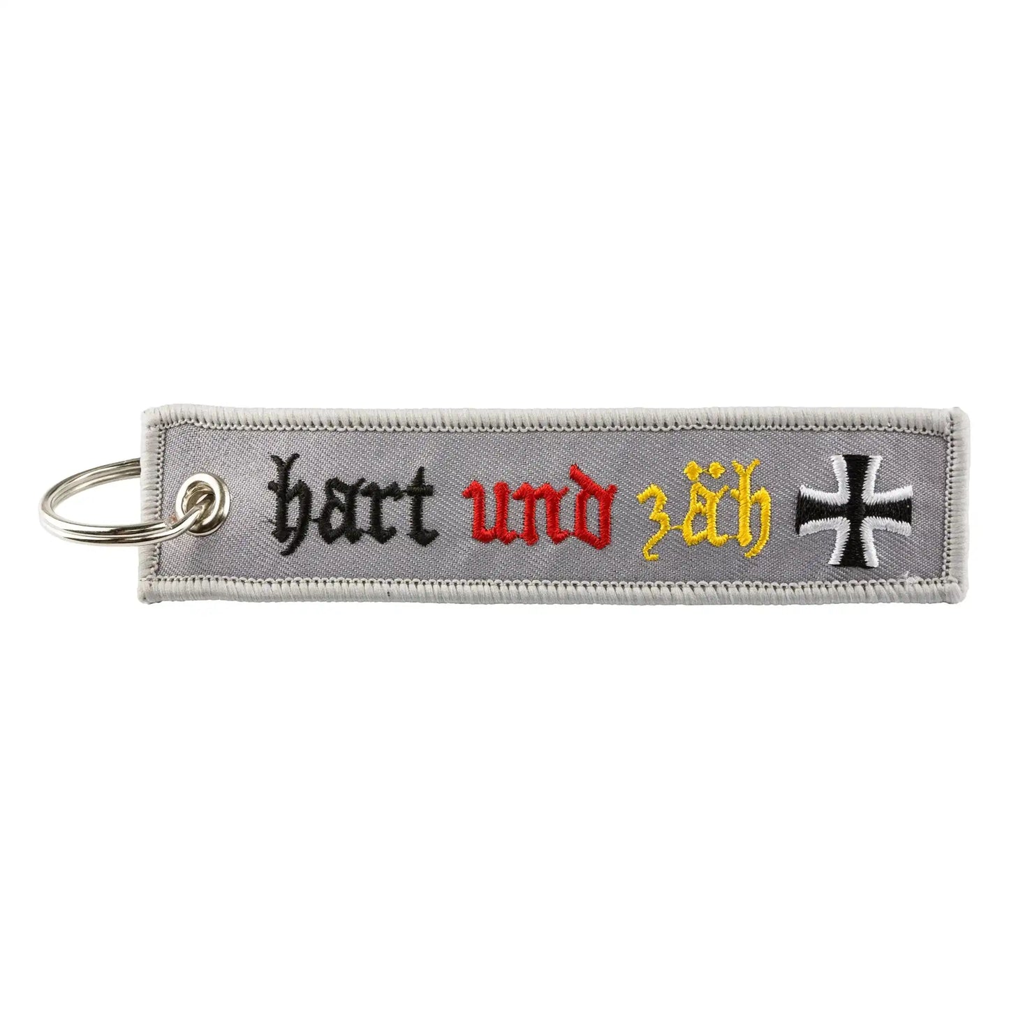 Schlüsselanhänger Textil Hart und Zäh