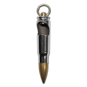 Cartouche porte-clés AK-47 avec décapsuleur argentée