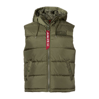 Gilet Hooded Puffer Vest FD sage green