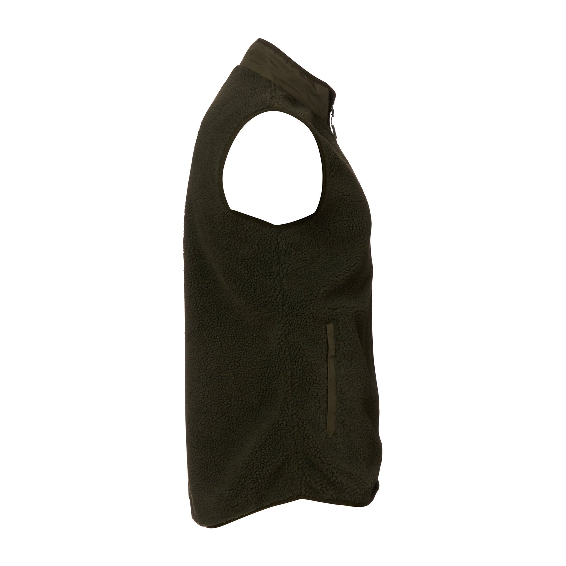 Gilet polaire dark green