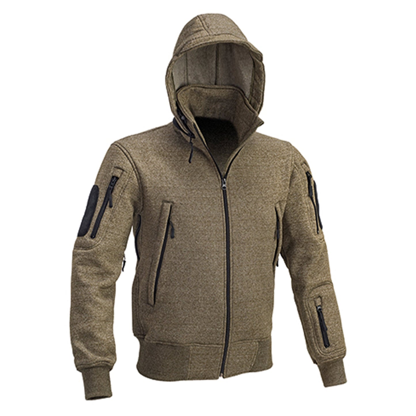 Sweat à capuche black melange