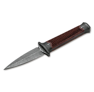 Couteau P08 Damast brun