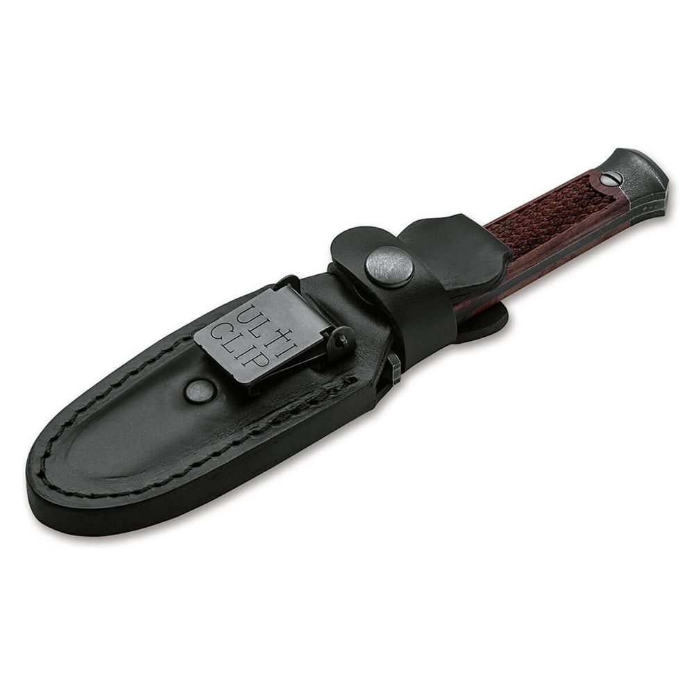 Couteau P08 Damast brun