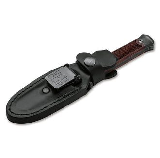Couteau P08 Damast brun