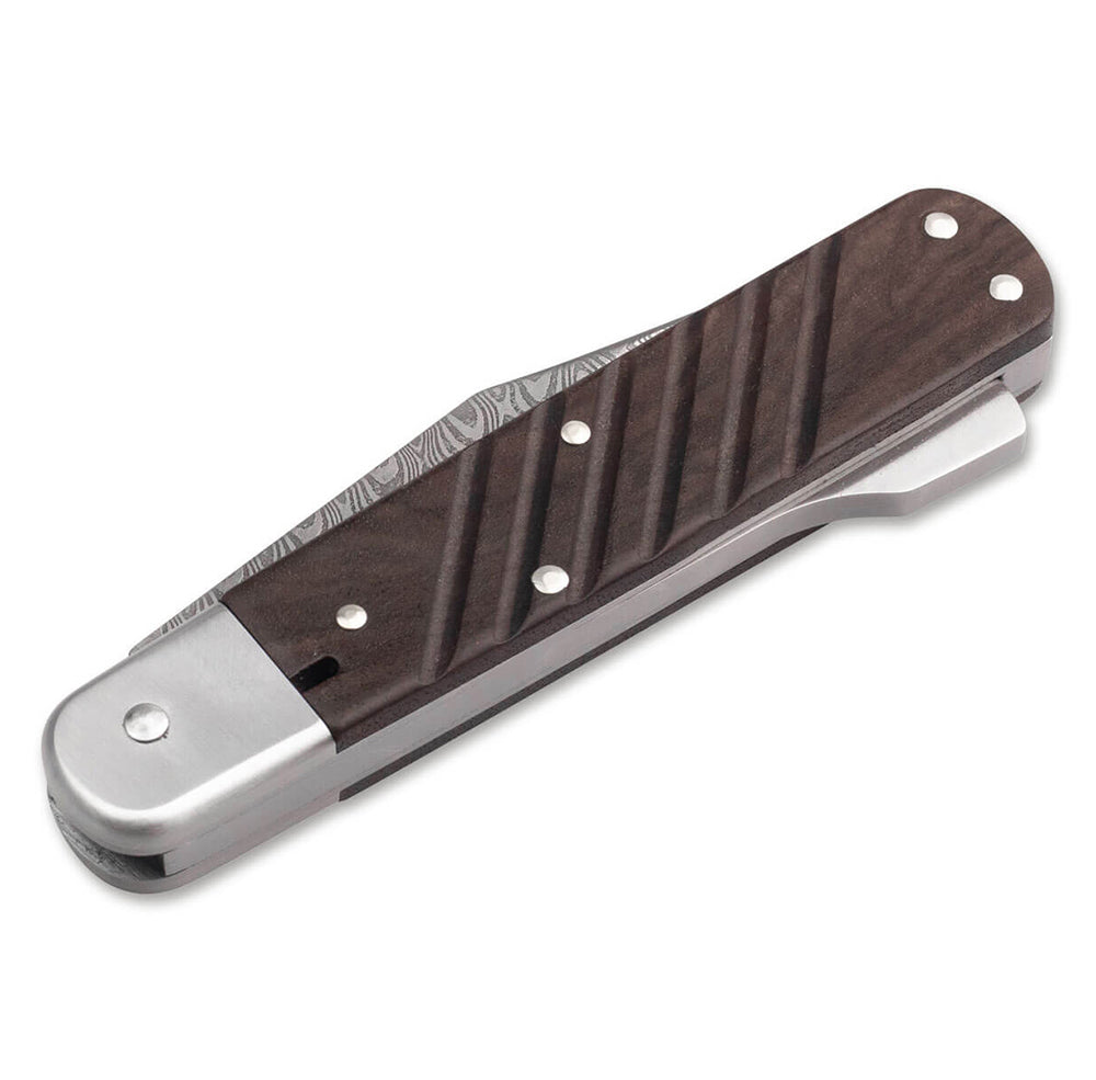 Böker Taschenmesser 98k Damast braun