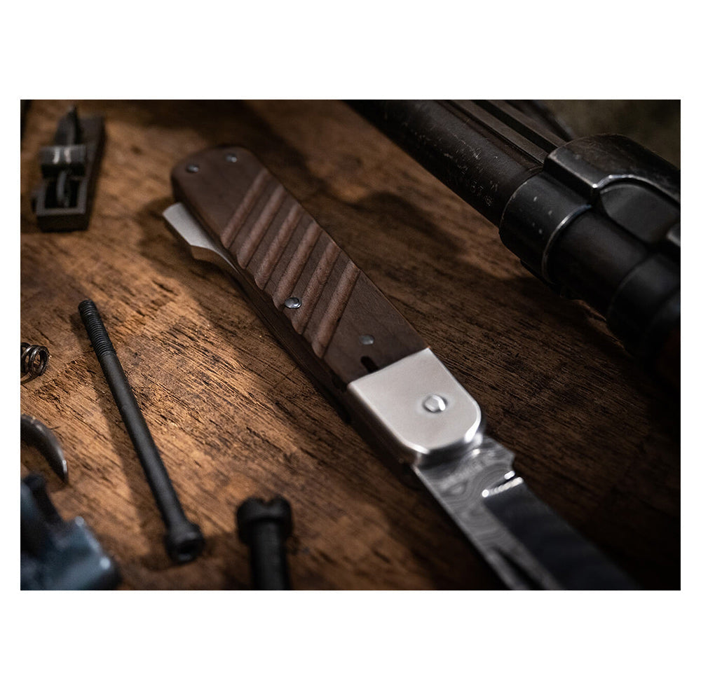 Böker Taschenmesser 98k Damast braun