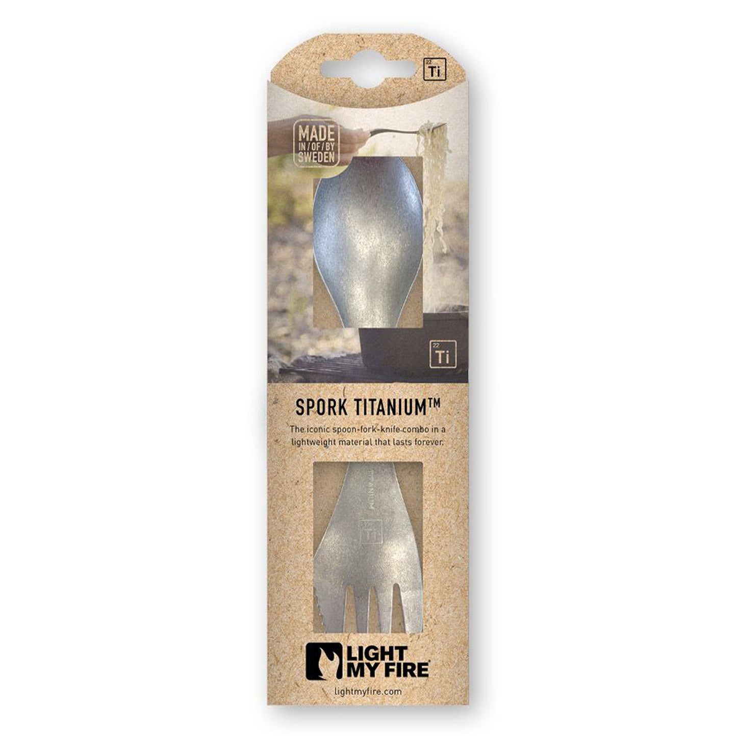 Light my Fire Spork Spork Ti argenté