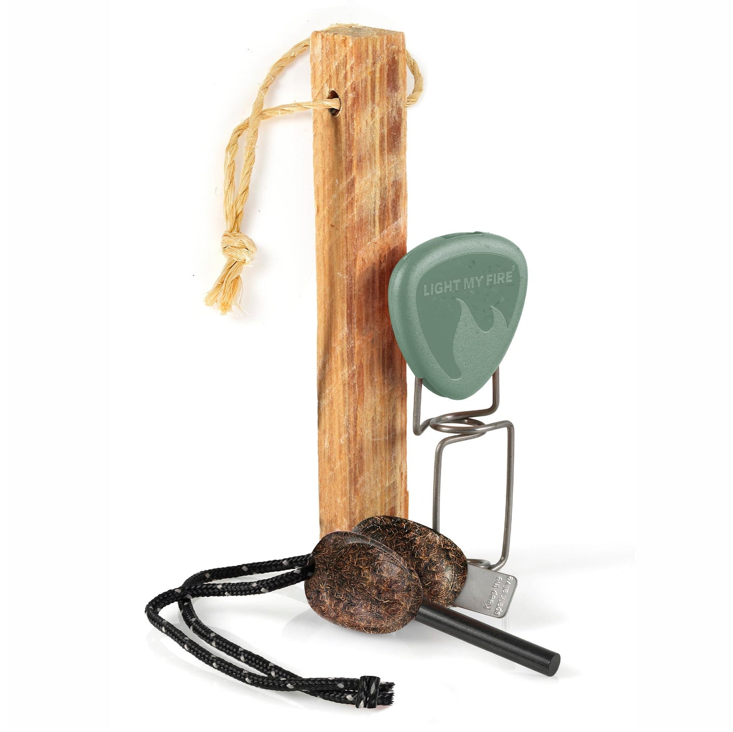 Light my Fire Kit allume feu FireLighting sandygreen cocoshell