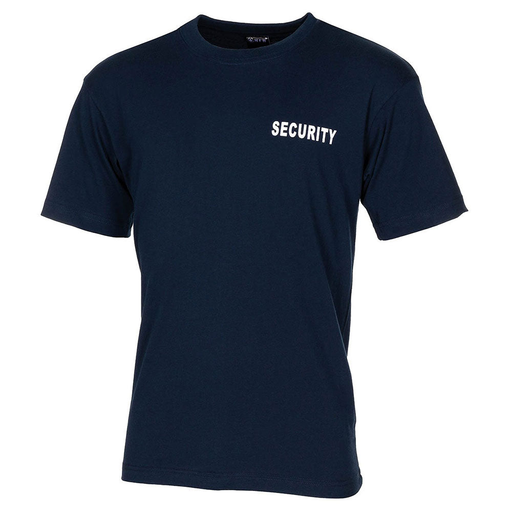T-Shirt Security bleu