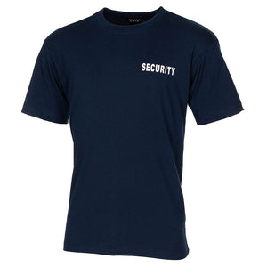 T-Shirt Security bleu