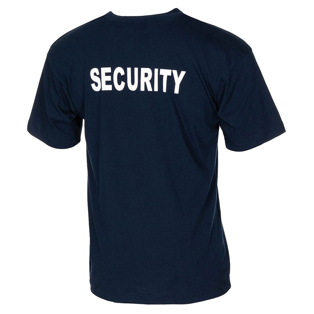 T-Shirt Security bleu