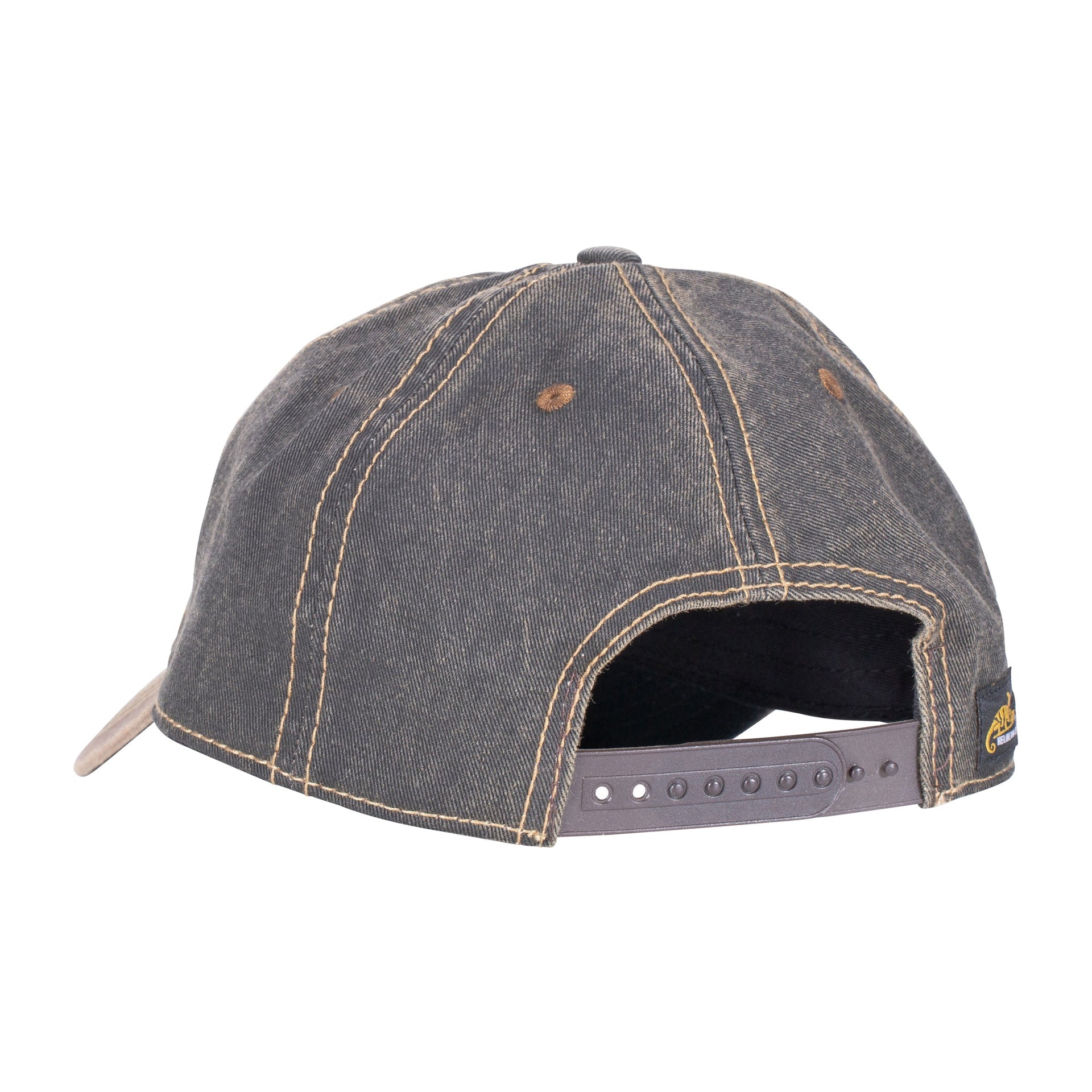 Casquette Tactical Snapback dirty washed  brun