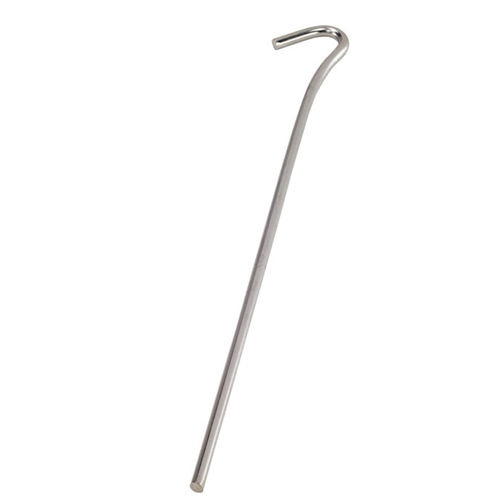 Piquet de tente acier 18 cm lot de 10 argenté