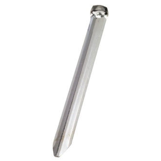 Piquet cornière demi-rond 24 cm lot de 10 argenté