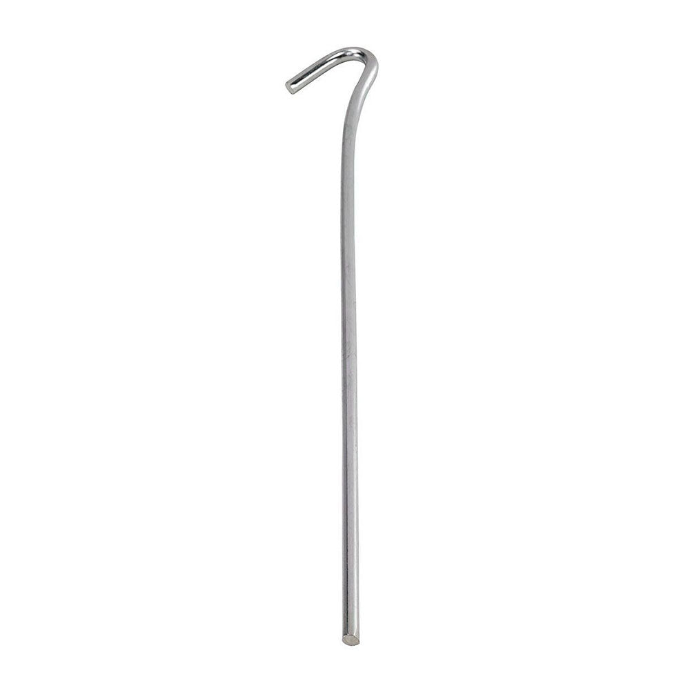 Piquet de tente acier 24 cm lot de 10 argenté