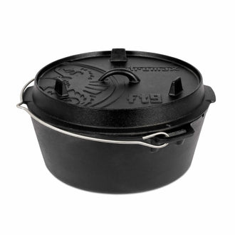 Marmite à feu ft9 sans pieds noire