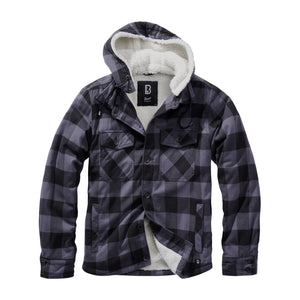 Veste Lumberjacket Hooded  bleu