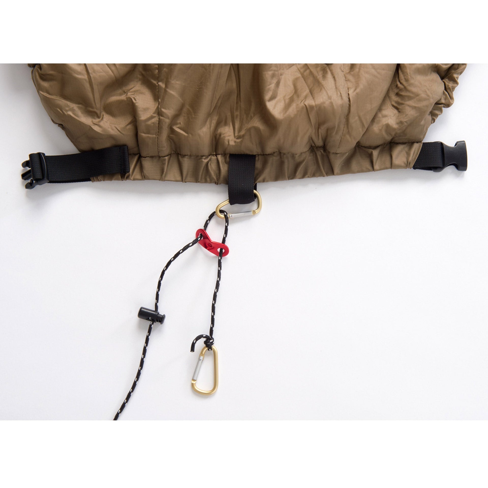 Poncho 2 en 1 Underquilt brun