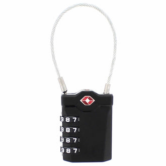 Cadenas  câble en acier code à 4 chiffres