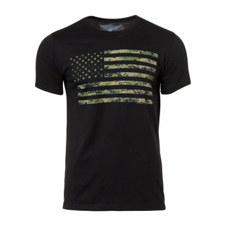 T-Shirt USMC Woodland Marpat Flag