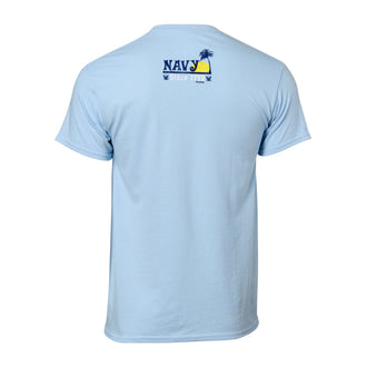 T-Shirt USN Steel Beach Party sky blue