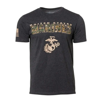 T-shirt USMC Marpat Camo Text
