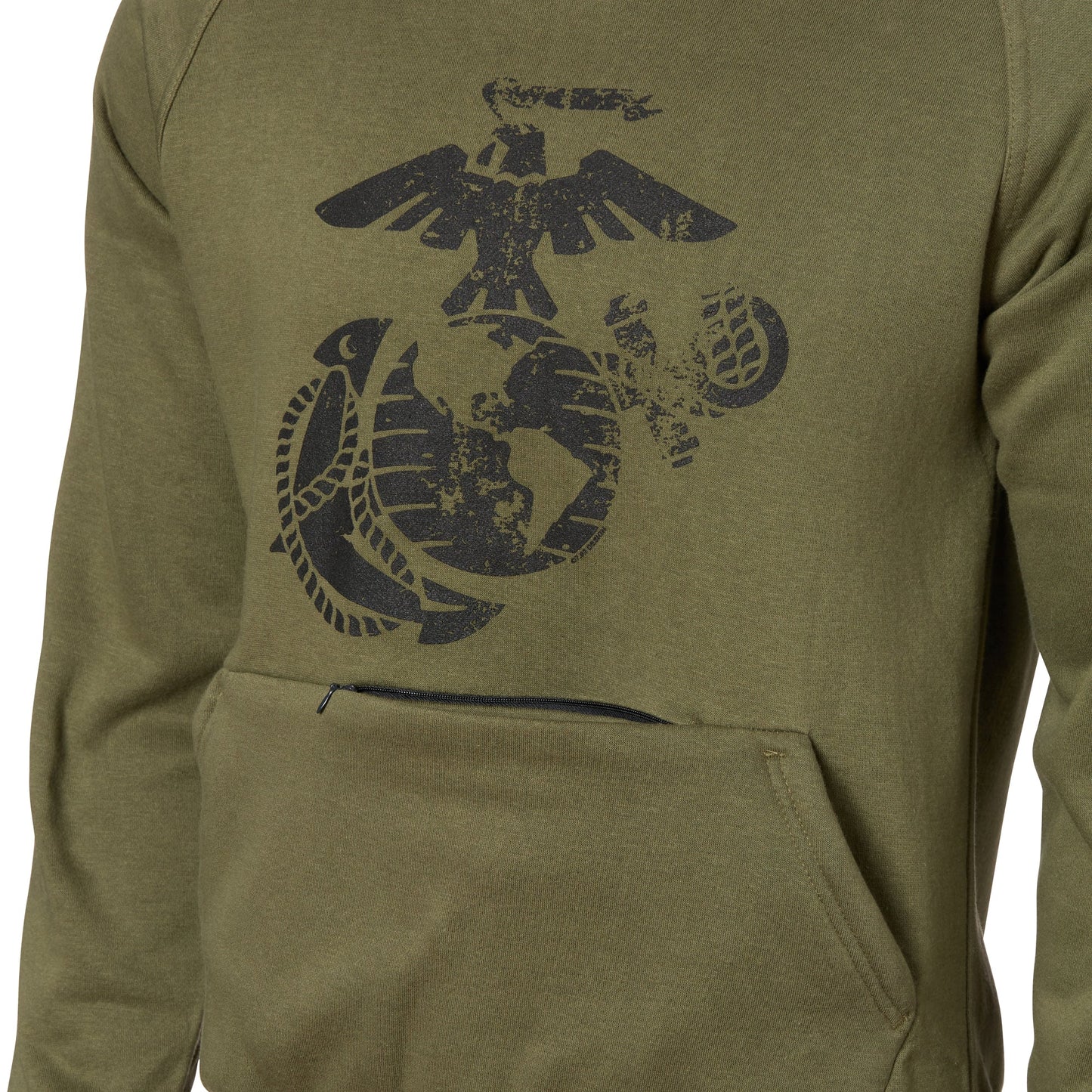 Sweat à capuche USMC EGA Marpat mil green