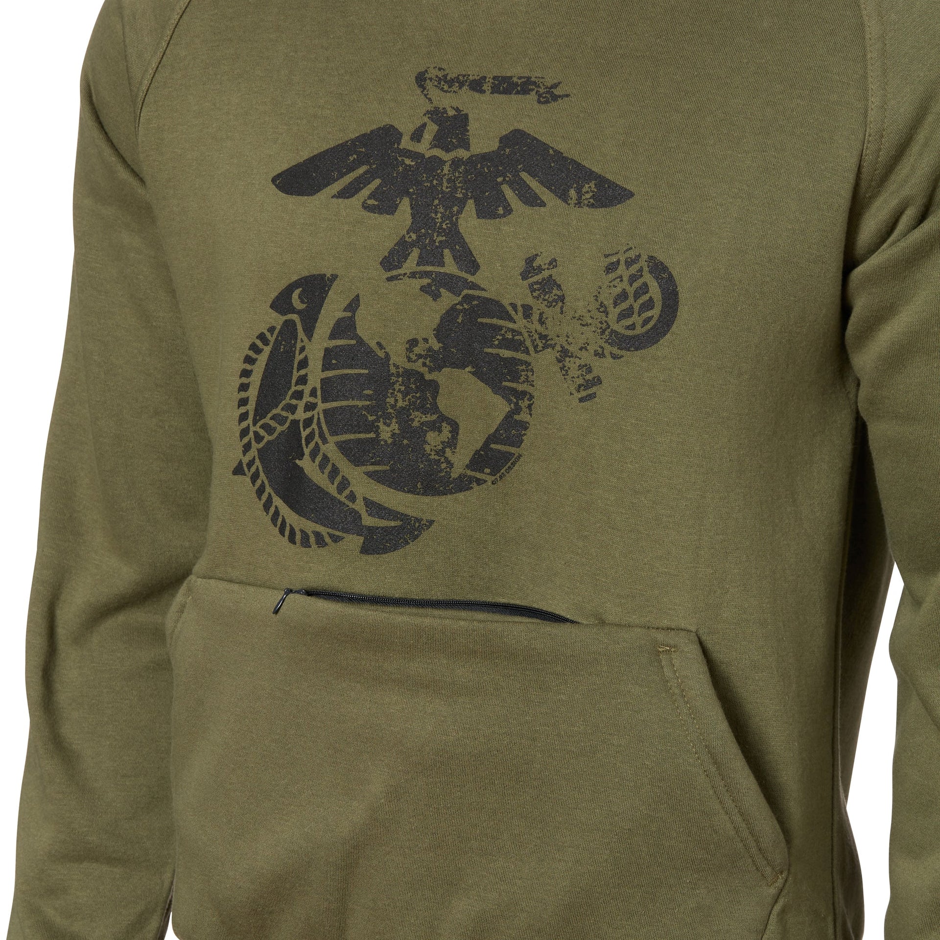 Sweat à capuche USMC EGA Marpat mil green