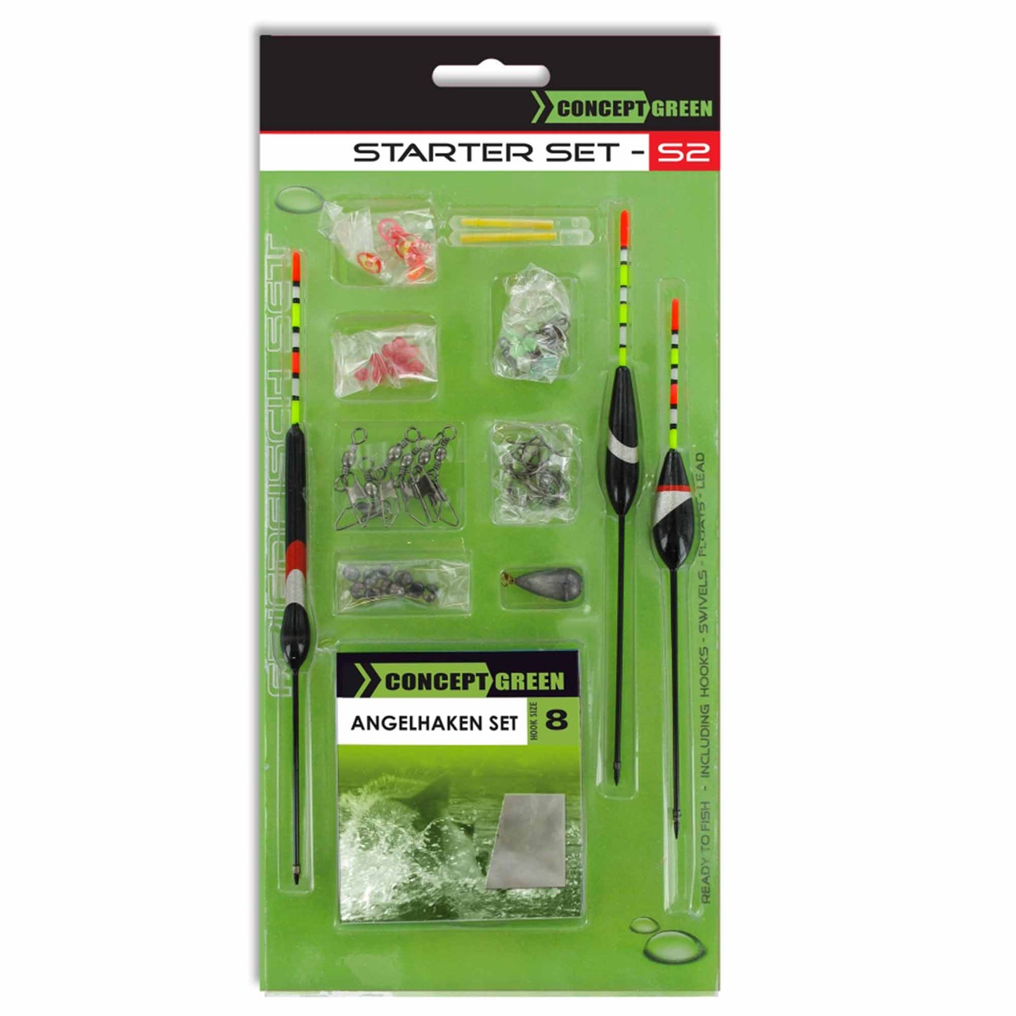 Kit de pêche Green Concept montage complet