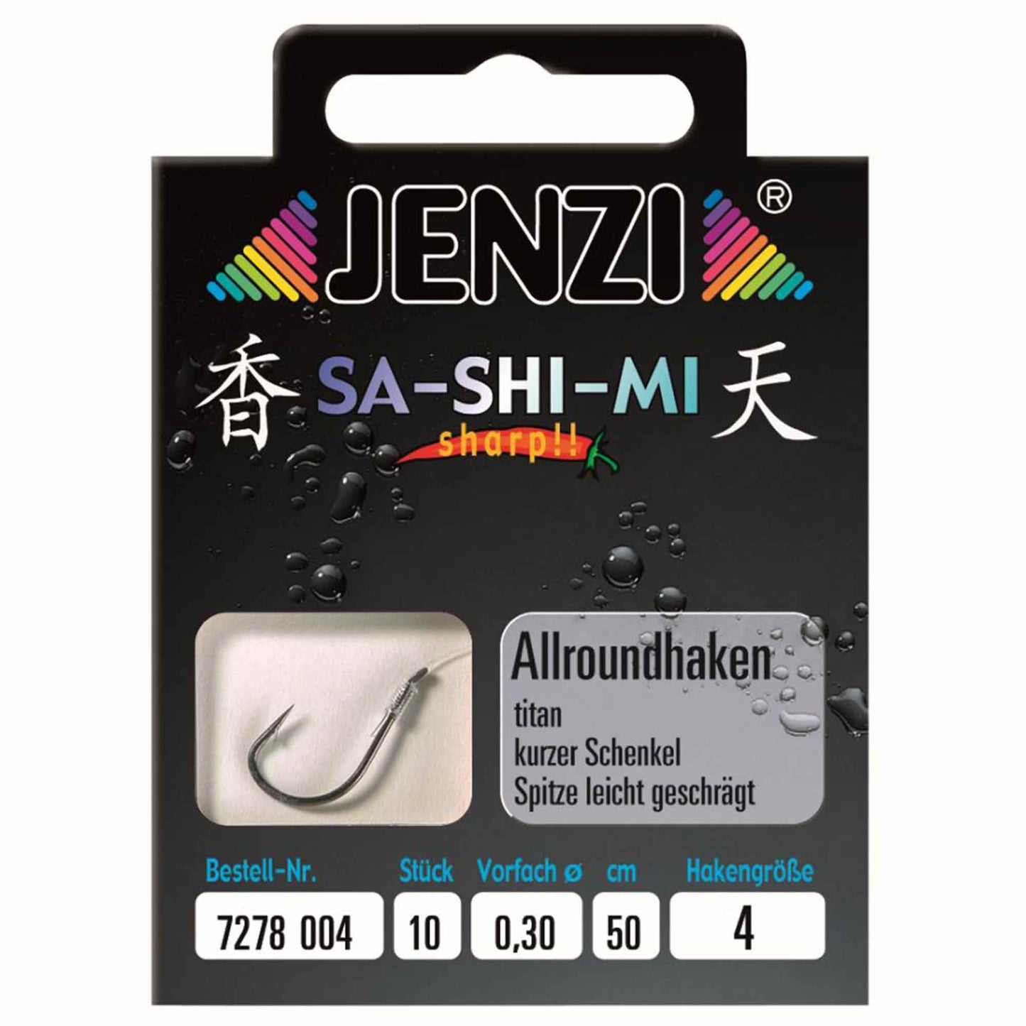 Hameçon Allround Sa-Shi-Mi taille 4 lot de 10