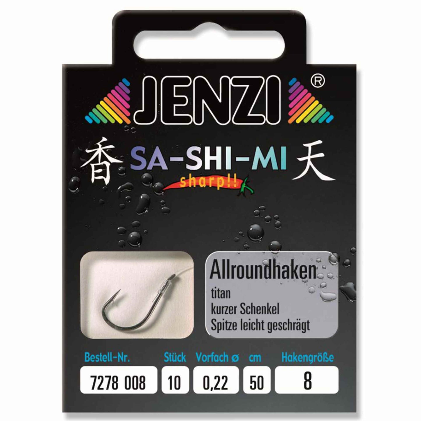 Hameçon Allround Sa-Shi-Mi Taille 8 lot de 10