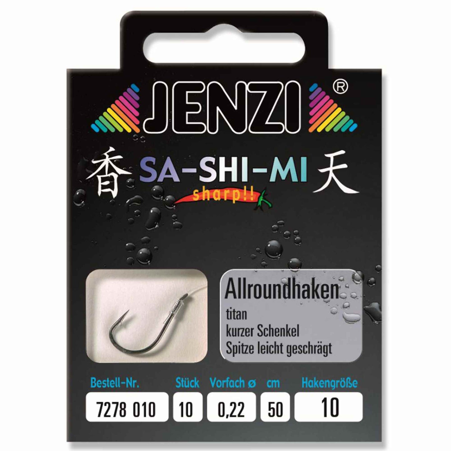 Hameçon Allround Sa-Shi-Mi Taille 10 lot de 10