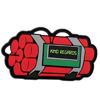 3D Patch PVC Kind Regards rouge
