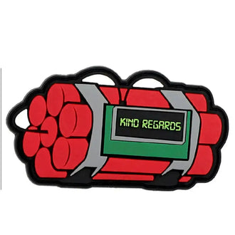 3D Patch PVC Kind Regards rouge