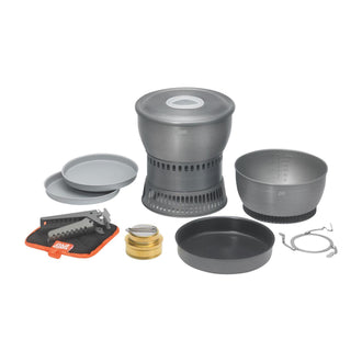 Set de cuisson avec brûleur à Alcool