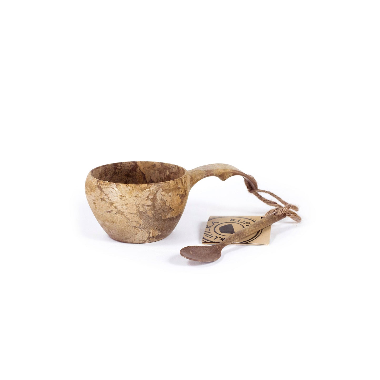 Tasse Classic avec cuillère 210 ml brun