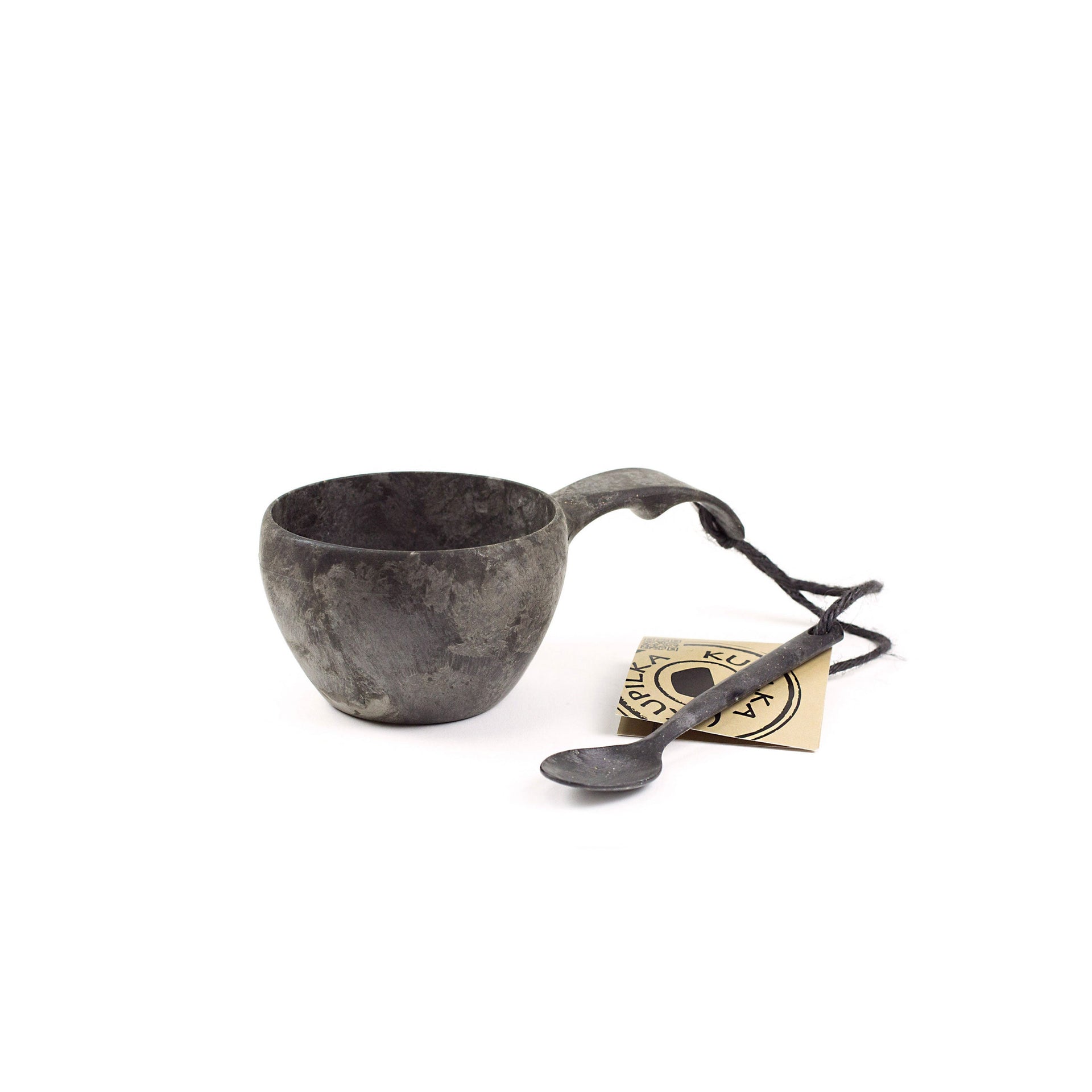 Tasse Classic avec cuillère 210 ml brun