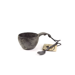 Tasse Classic avec cuillère 210 ml brun