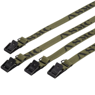 Arno sangle de serrage 75 cm olive lot de 4