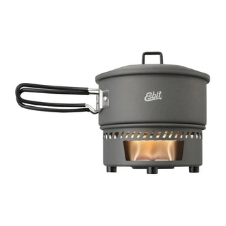 Set de cuisson à combustible solide 1 L aluminium anodisé dur