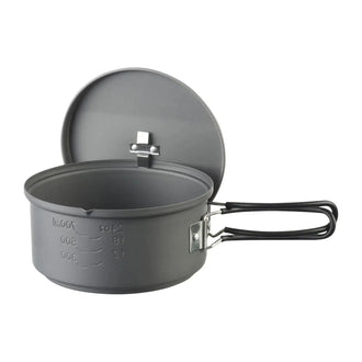 Set de cuisson à combustible solide 1 L aluminium anodisé dur