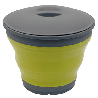 Sceau pliable avec couvercle Collaps Bucket lime green