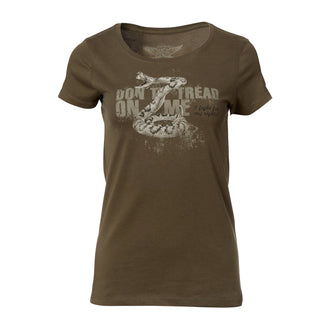 T-Shirt Don't tread on me army femmes