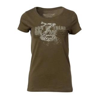 T-shirt Don't tread on me army femme