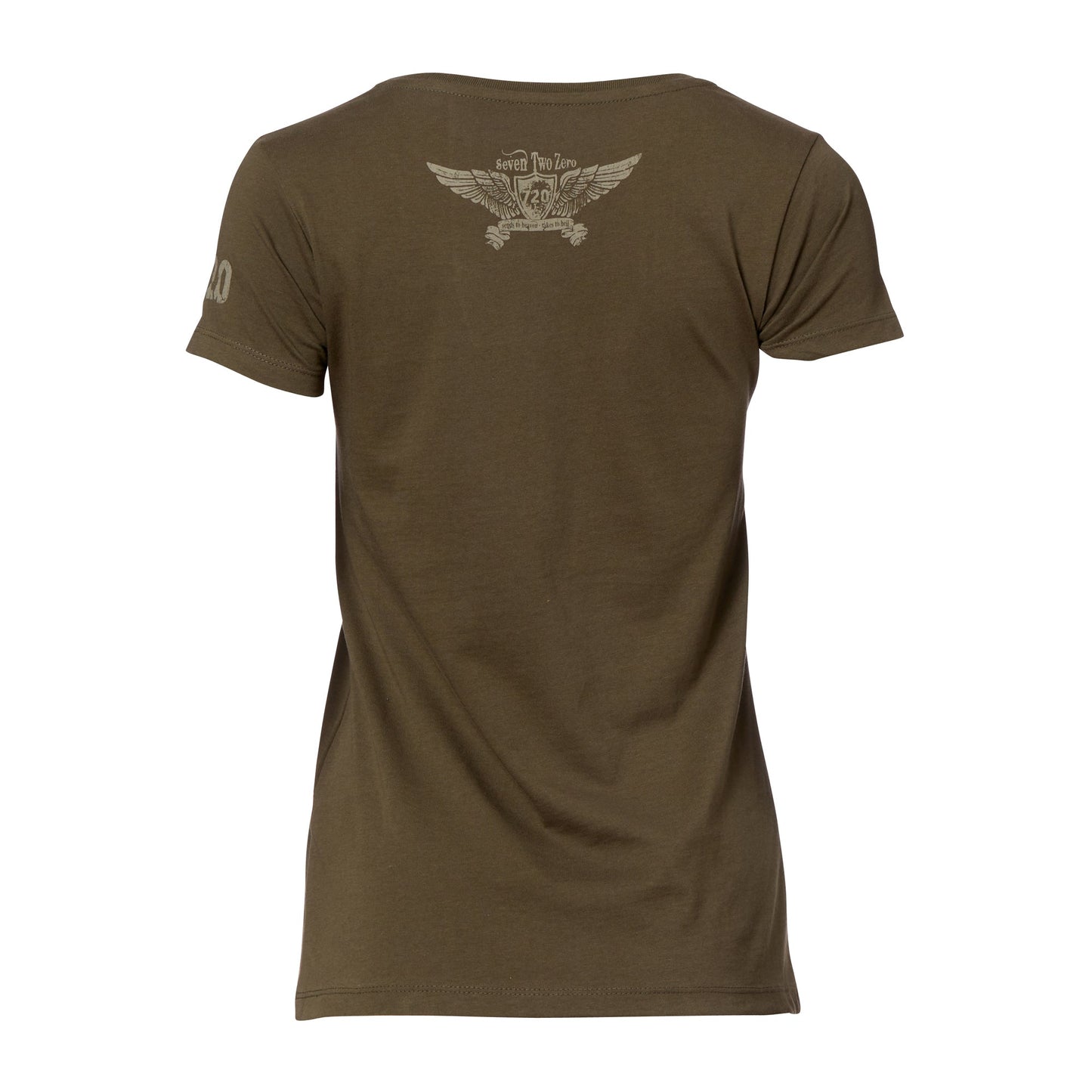 T-Shirt Don't tread on me army femmes