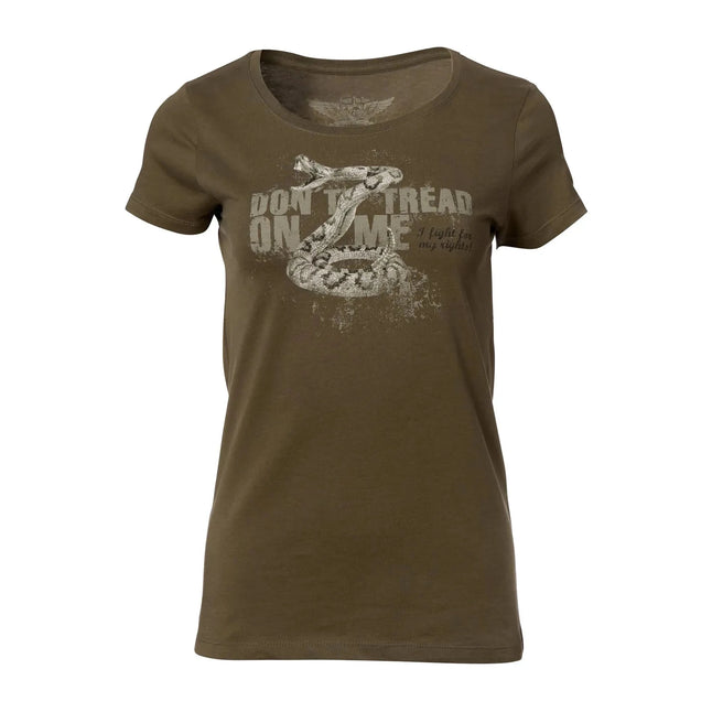 T-shirt Don't tread on me army femme