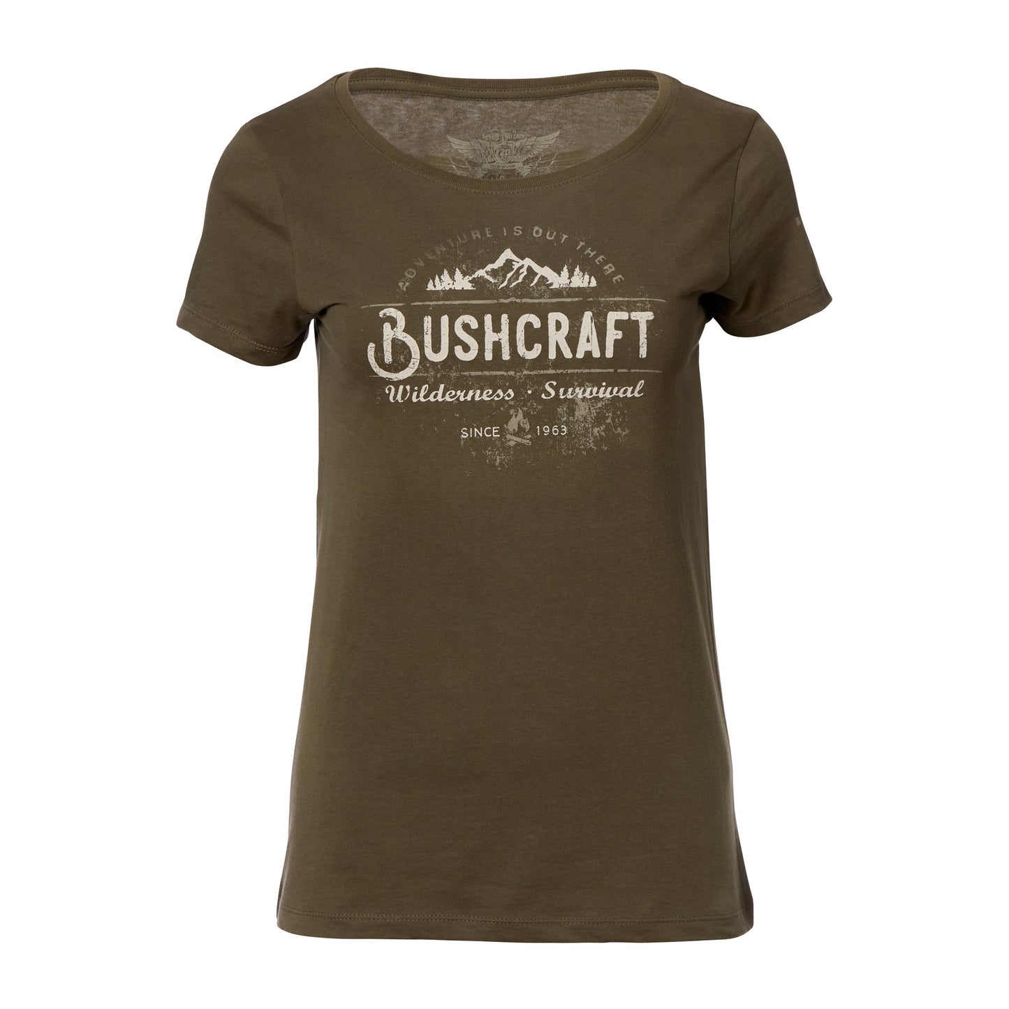 T-Shirt Bushcraft Wilderness Survival army femmes