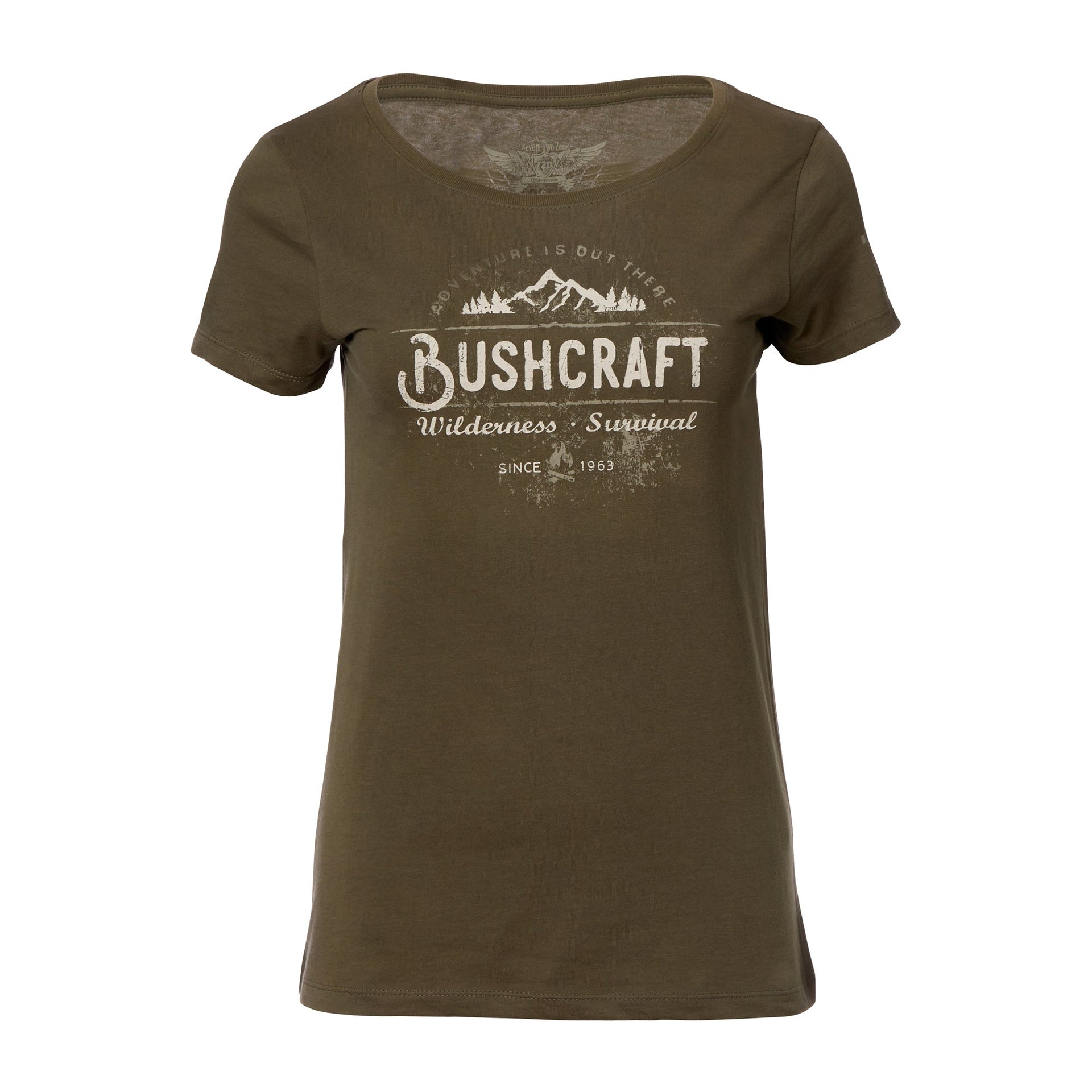 T-Shirt Bushcraft Wilderness Survival army femmes