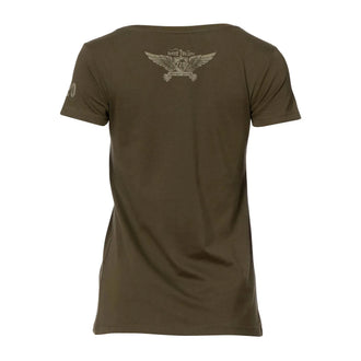 T-shirt Bushcraft Wilderness Survival army femmes