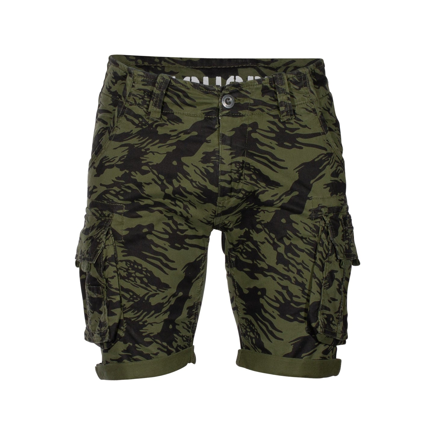 Short Crew Camo brushstroke green